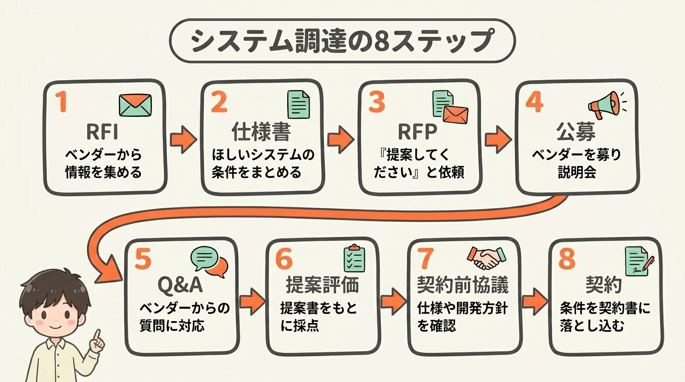 システム調達の流れ