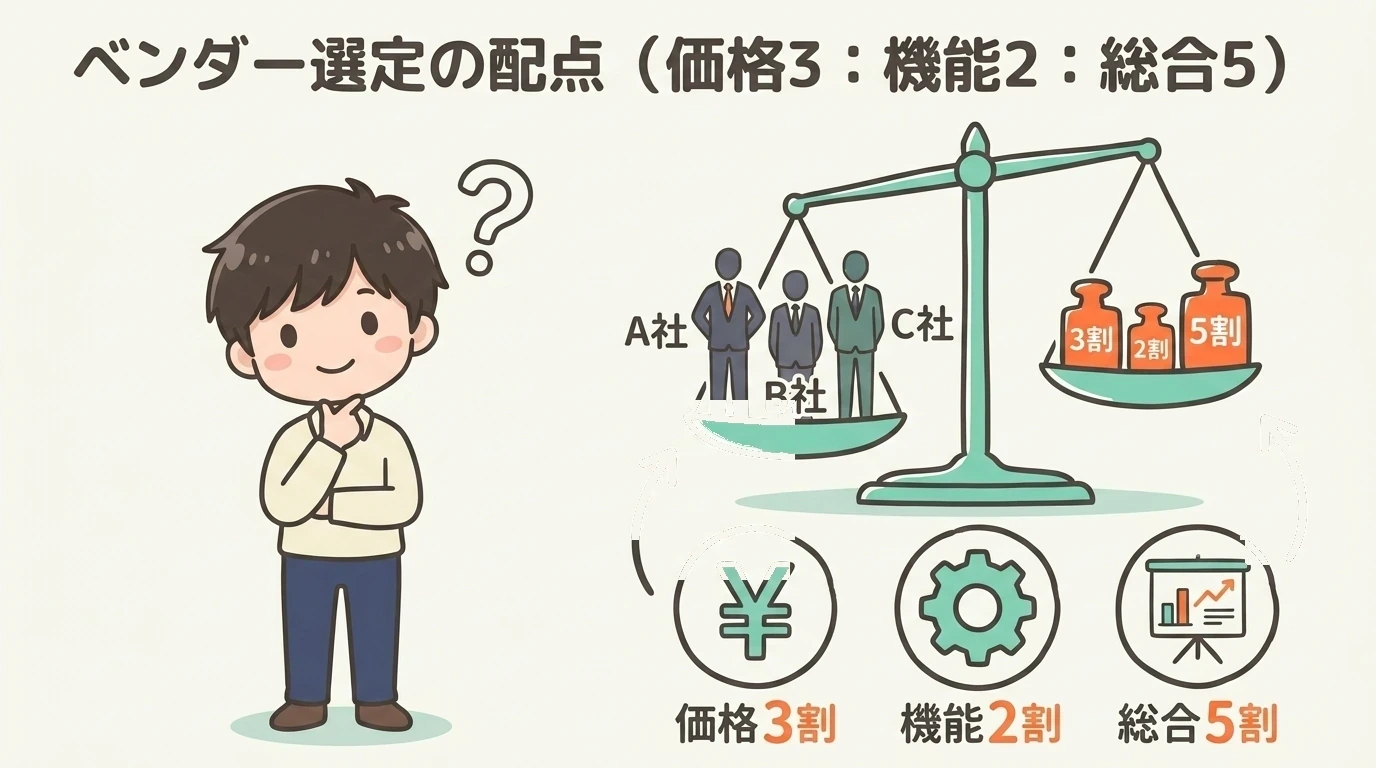 ベンダーの選定方法